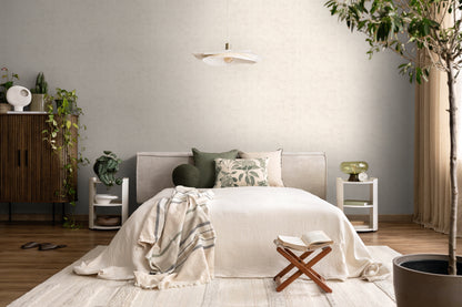 Mustertapete Vintage-Textur Elfenbein - 10,05 m x 0,53 m