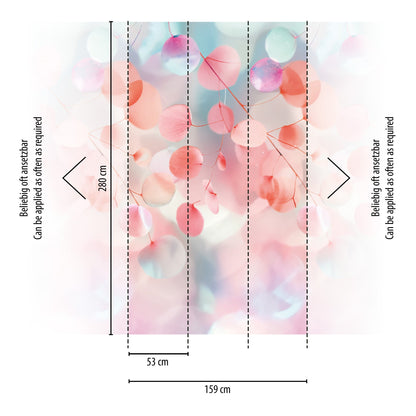 CosmoLiving Fading Flora Bunt 1,59 m x 2,80 m