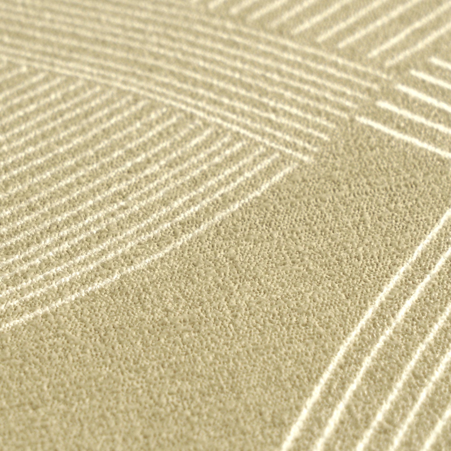 Mustertapete Geometrische Bögen Gold-Ocker - 10,05 m x 0,53 m