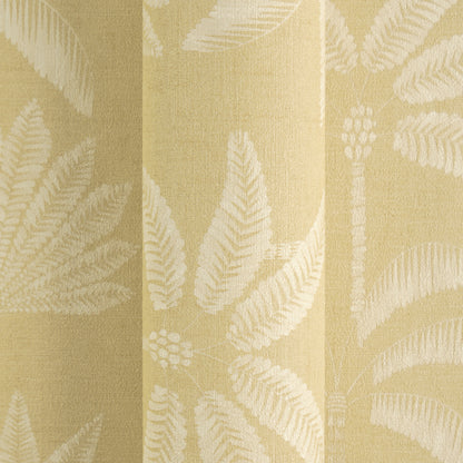 Mustertapete Palmen-Silhouetten Ocker-Gold - 10,05 m x 0,53 m