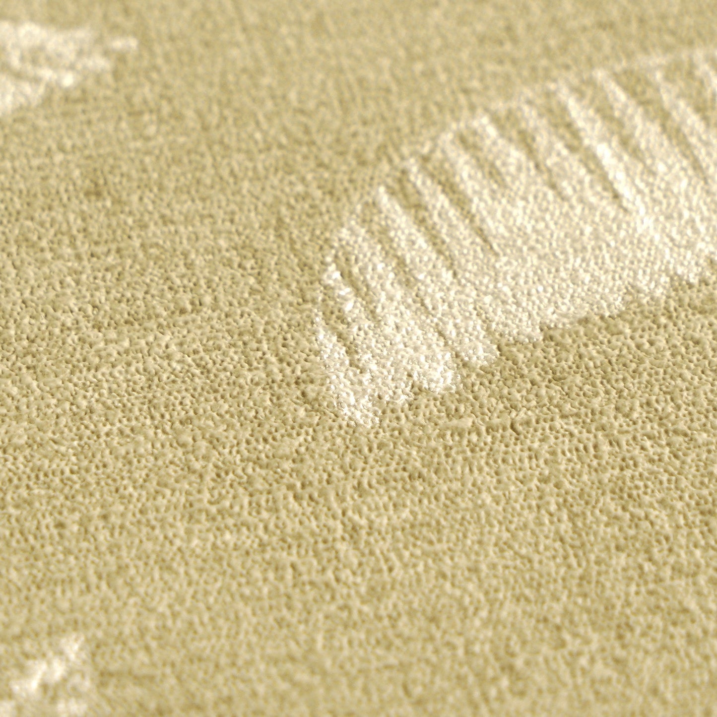 Mustertapete Palmen-Silhouetten Ocker-Gold - 10,05 m x 0,53 m
