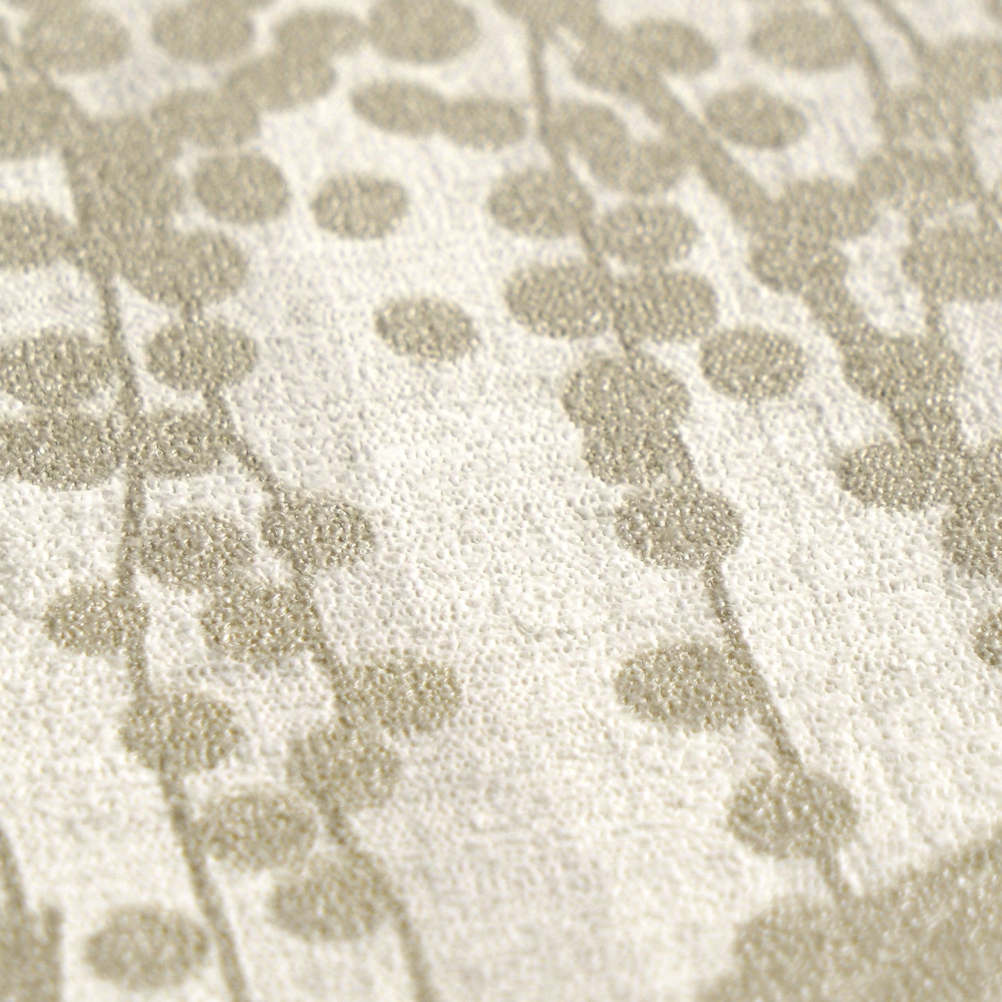 Mustertapete Tropische Blätter Beige - 10,05 m x 0,53 m