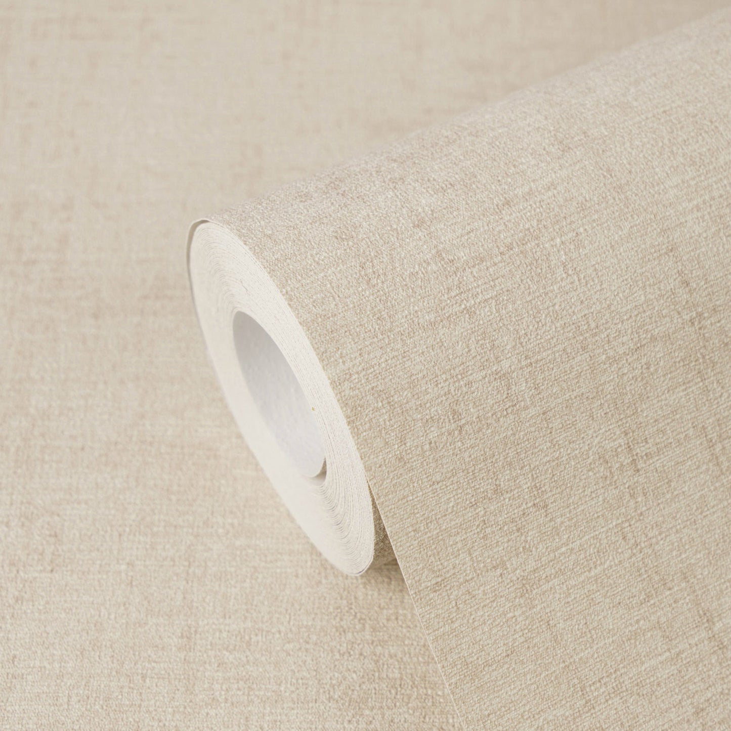 Mustertapete Leinenoptik Beige Elegant - 10,05 m x 0,53 m