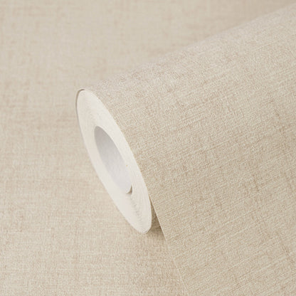 Mustertapete Leinenoptik Beige Elegant - 10,05 m x 0,53 m
