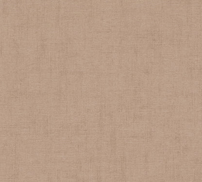 Mustertapete Leinenoptik Mocca - 10,05 m x 0,53 m