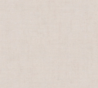Mustertapete Leinenstruktur Beige - 10,05 m x 0,53 m