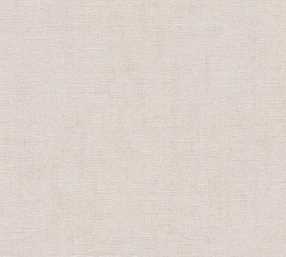Mustertapete Leinenstruktur Beige - 10,05 m x 0,53 m