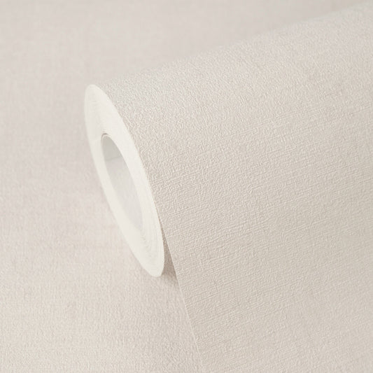 Strukturtapete Textiloptik Sandbeige - 10,05 m x 0,53 m