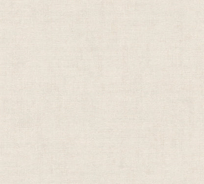 Mustertapete Textiloptik Sandbeige - 10,05 m x 0,53 m