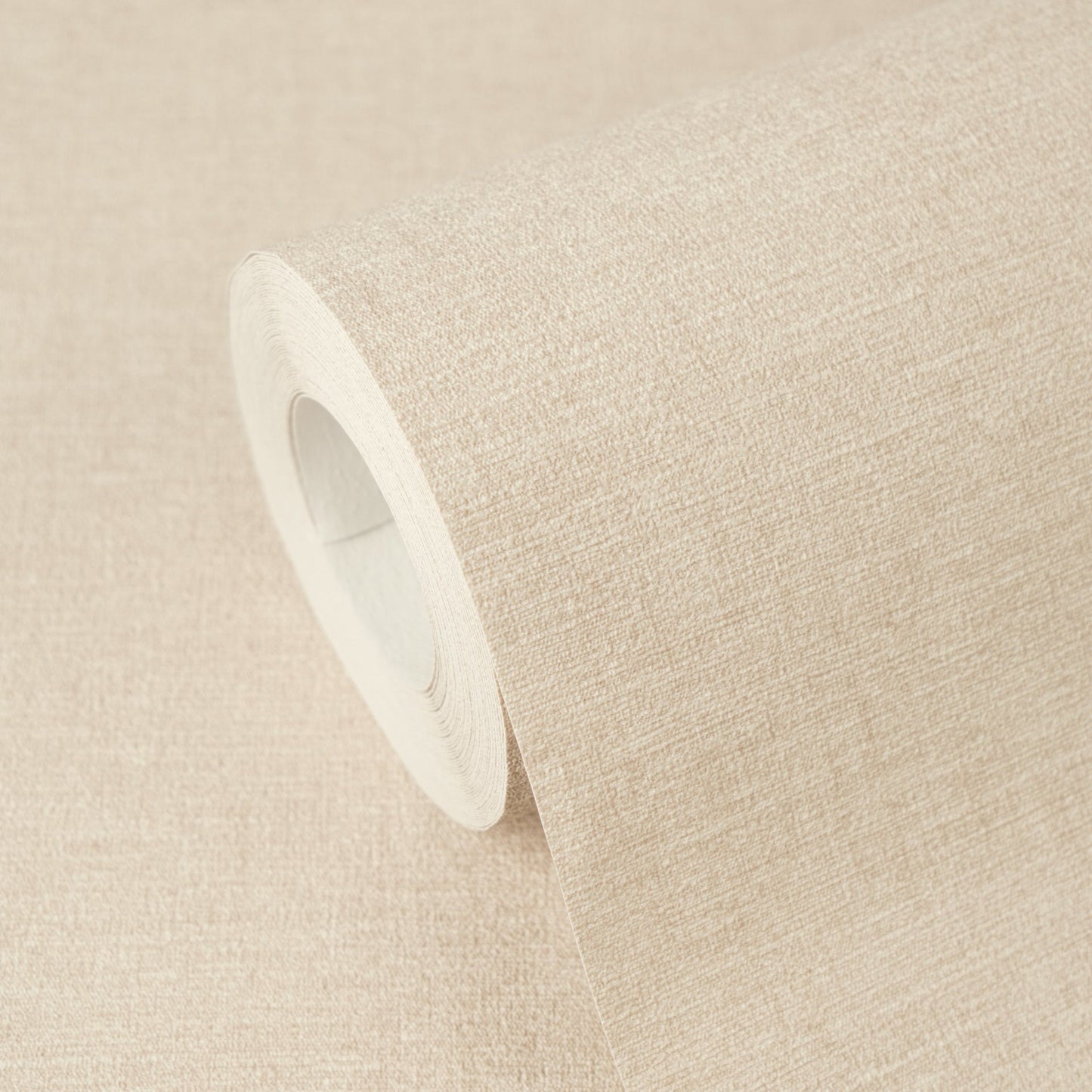 Mustertapete Leinenoptik Beige - 10,05 m x 0,53 m