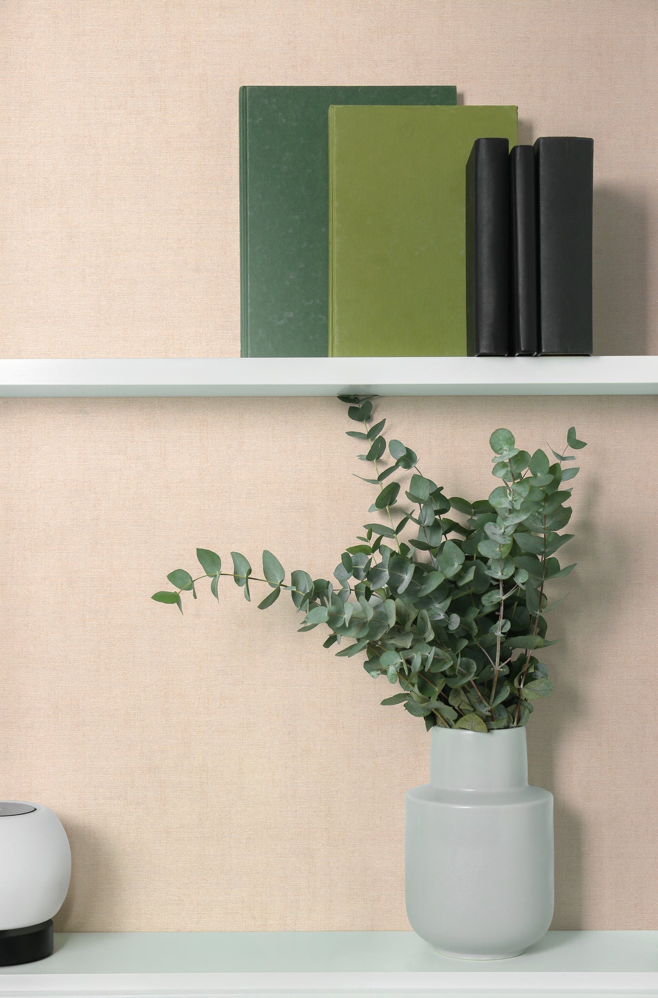 Mustertapete Leinenoptik Beige - 10,05 m x 0,53 m