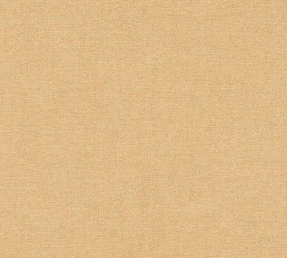 Mustertapete Leinenoptik Goldbeige Warm - 10,05 m x 0,53 m