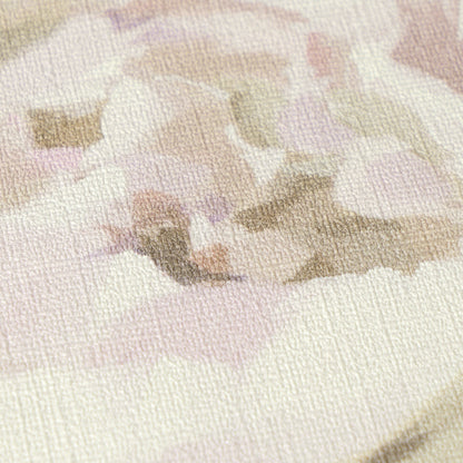 Mustertapete Pfingstrosen Pastellrosa & Creme - 10,05 m x 0,53 m