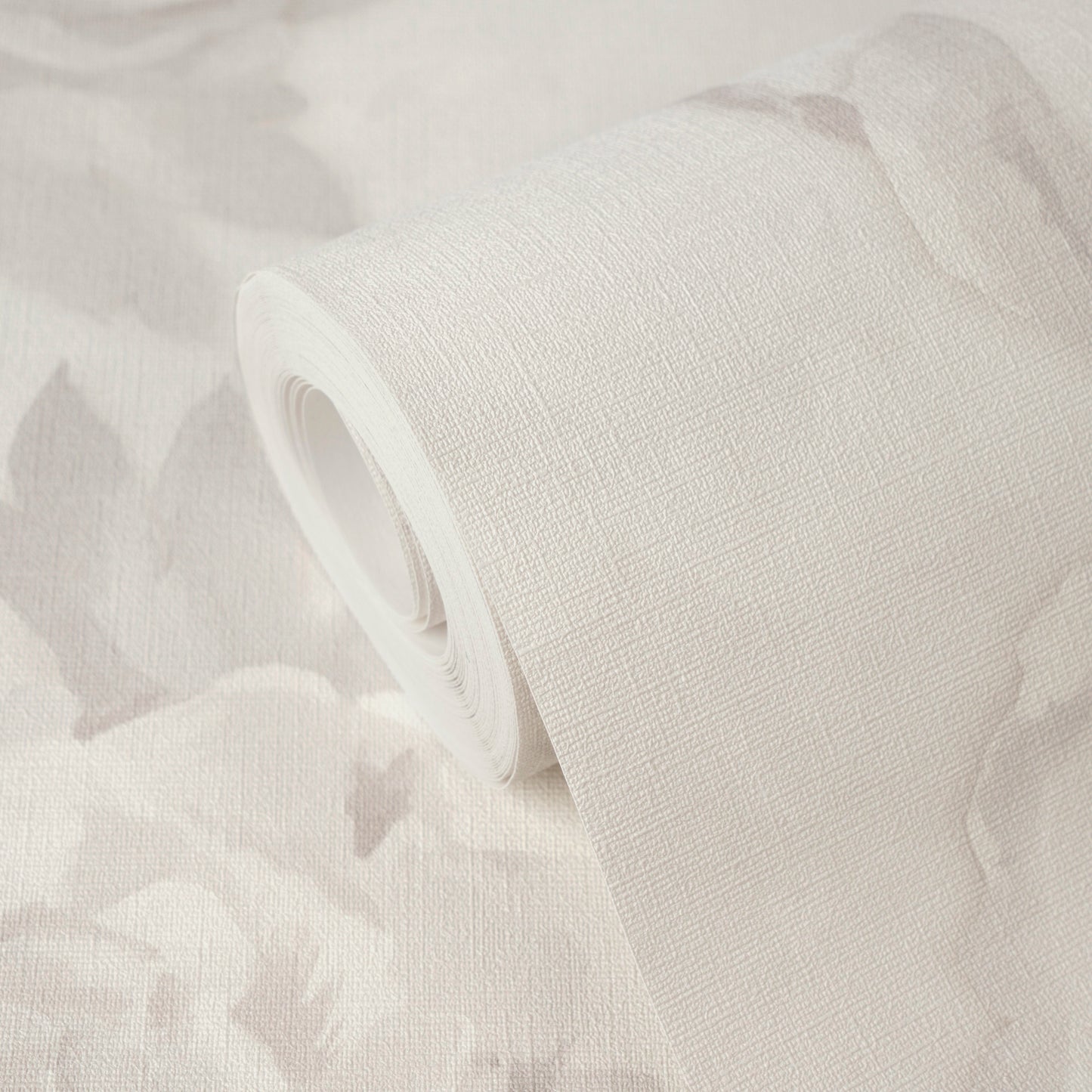 Mustertapete Pfingstrosen Hellbeige & Creme - 10,05 m x 0,53 m