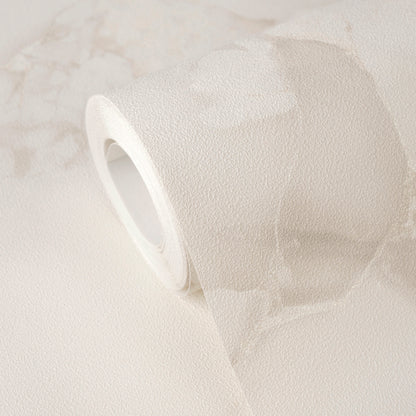 Mustertapete Marmor-Optik Creme & Gold - 10,05 m x 0,53 m