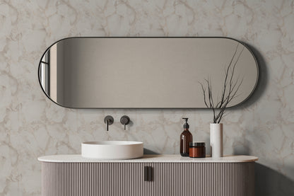 Mustertapete Marmor-Optik Creme & Gold - 10,05 m x 0,53 m