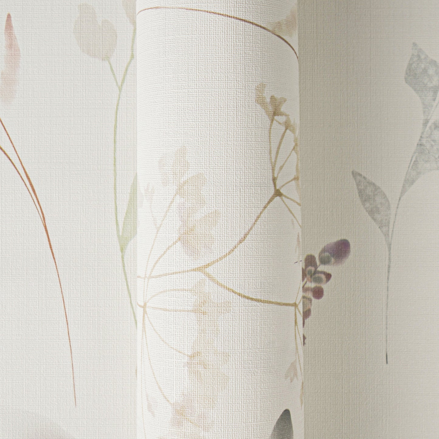 Mustertapete Wiesenblumen Pastellbunt - 10,05 m x 0,53 m