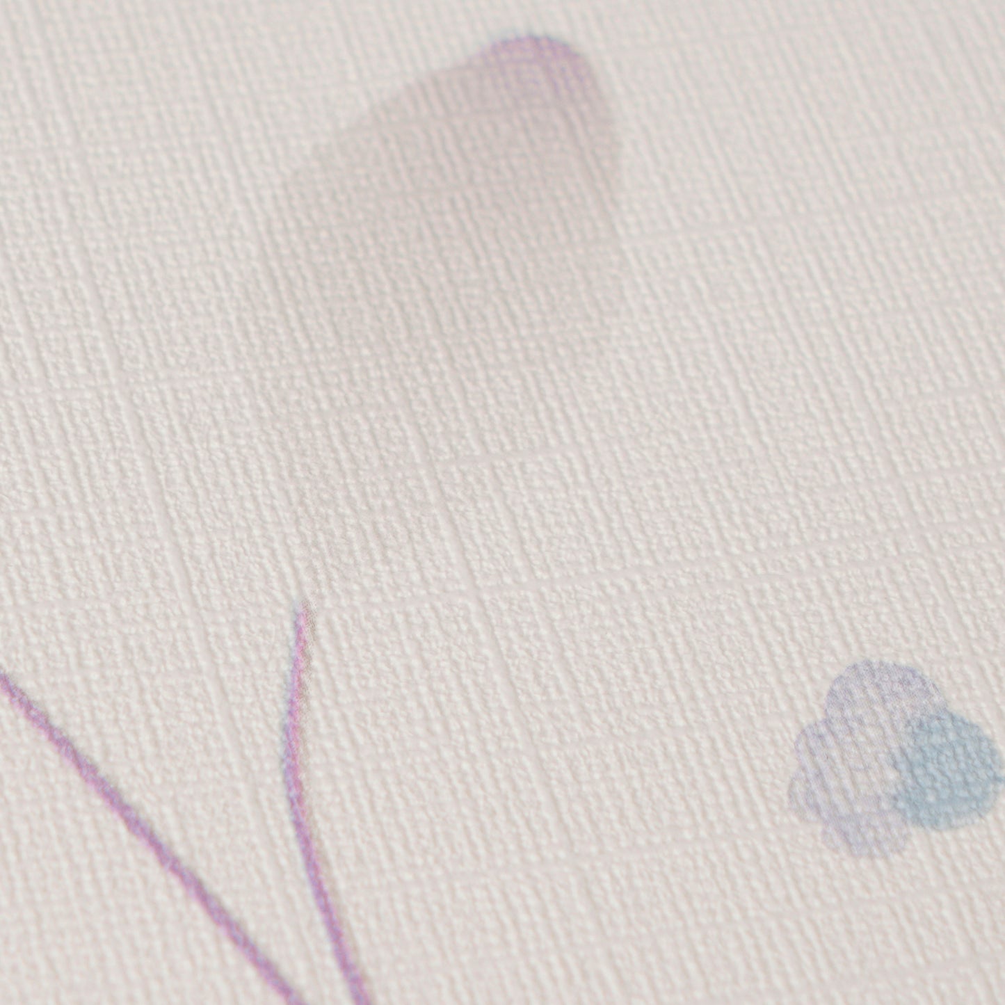Mustertapete Wiesenblumen Violett & Blau - 10,05 m x 0,53 m