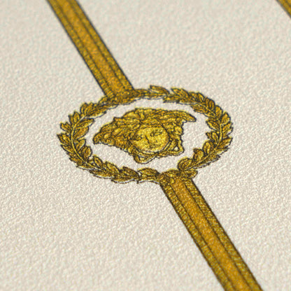 Versace I Love Baroque Weiß Barock Tapete - 10,05 m x 0,70 m