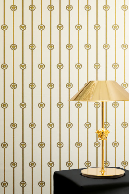 Versace I Love Baroque Weiß Barock Tapete - 10,05 m x 0,70 m