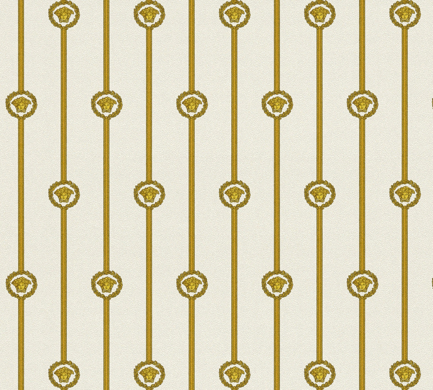 Versace I Love Baroque Weiß Barock Tapete - 10,05 m x 0,70 m