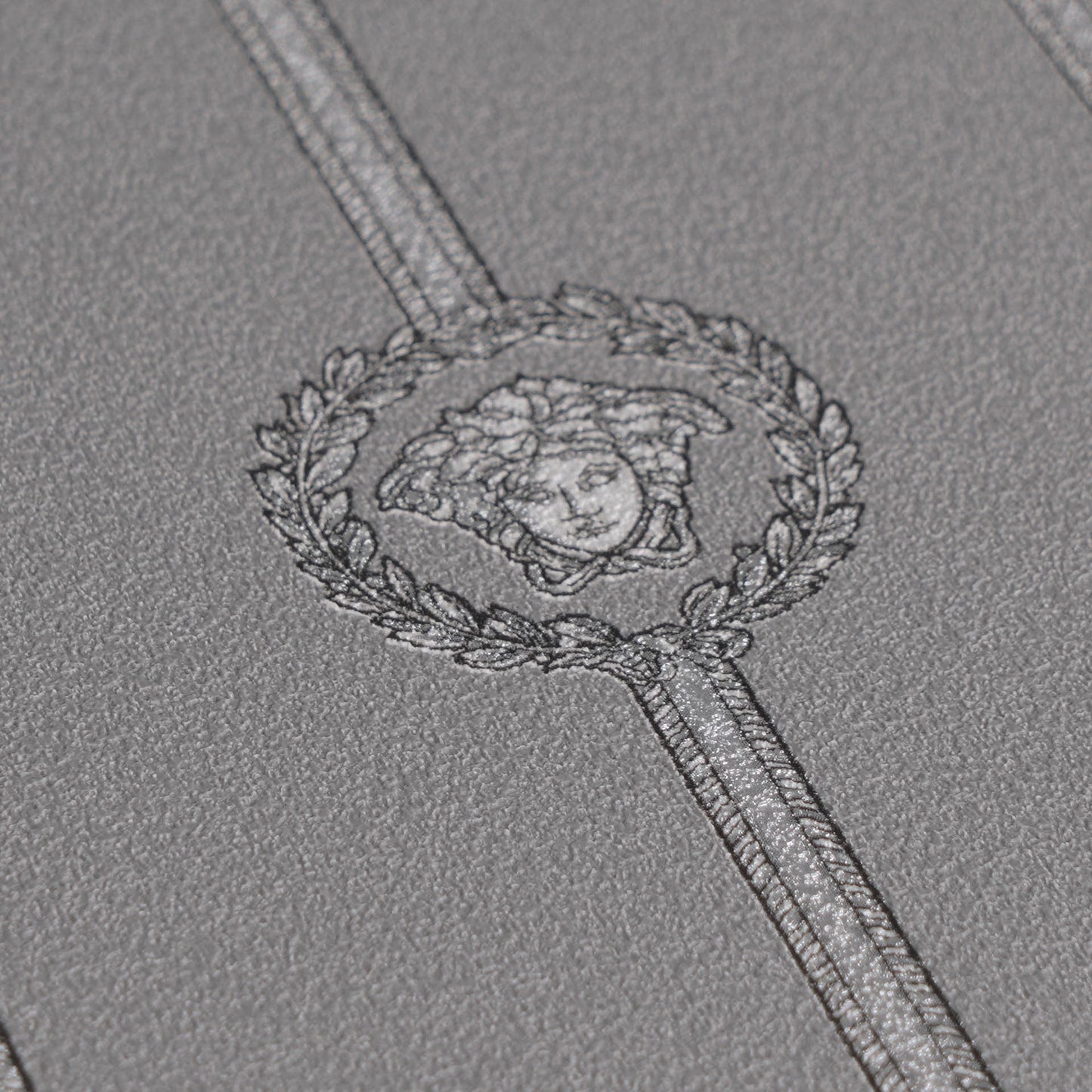 Versace I Love Baroque Grau Barock Tapete - 10,05 m x 0,70 m