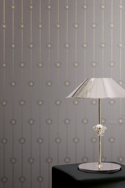 Versace I Love Baroque Grau Silber - 10,05 m x 0,70 m