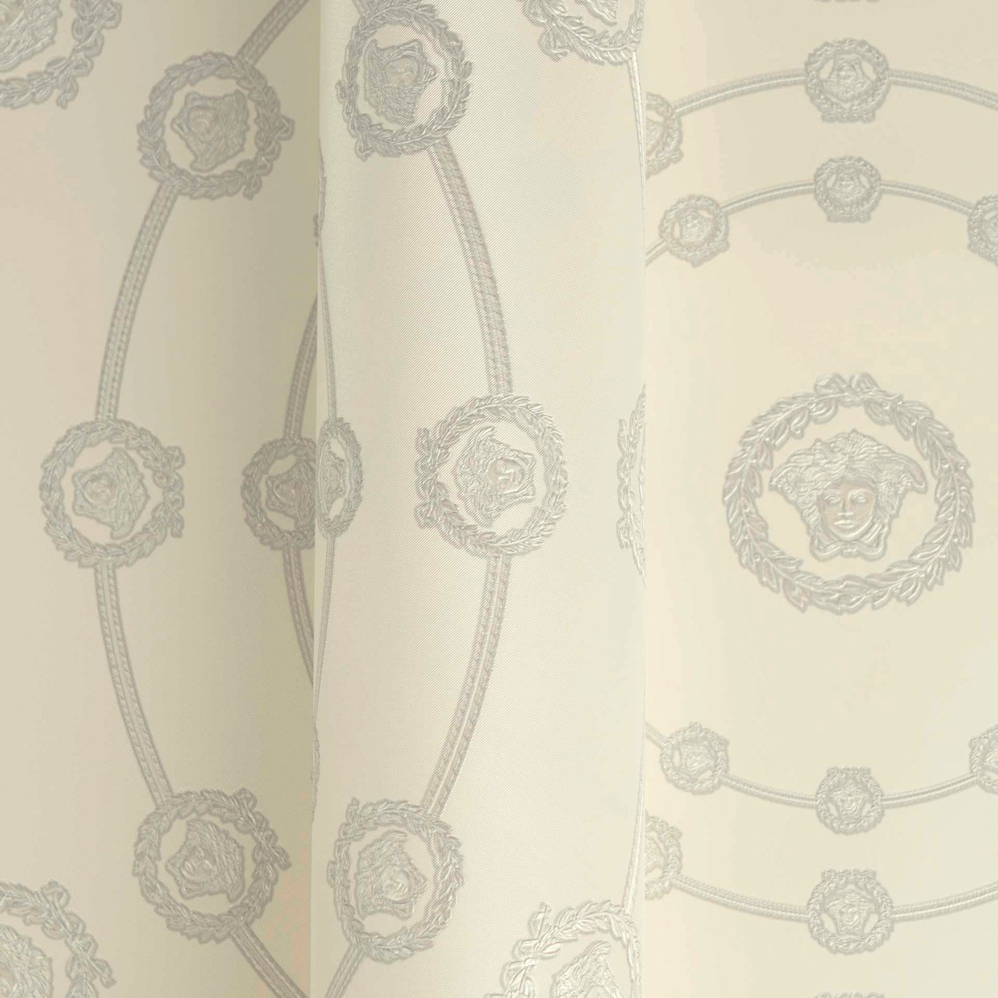 Versace I Love Baroque Grau Weiß - 10,05 m x 0,70 m