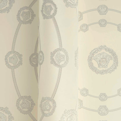 Versace I Love Baroque Grau Weiß - 10,05 m x 0,70 m