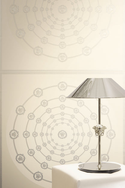 Versace I Love Baroque Grau Weiß - 10,05 m x 0,70 m