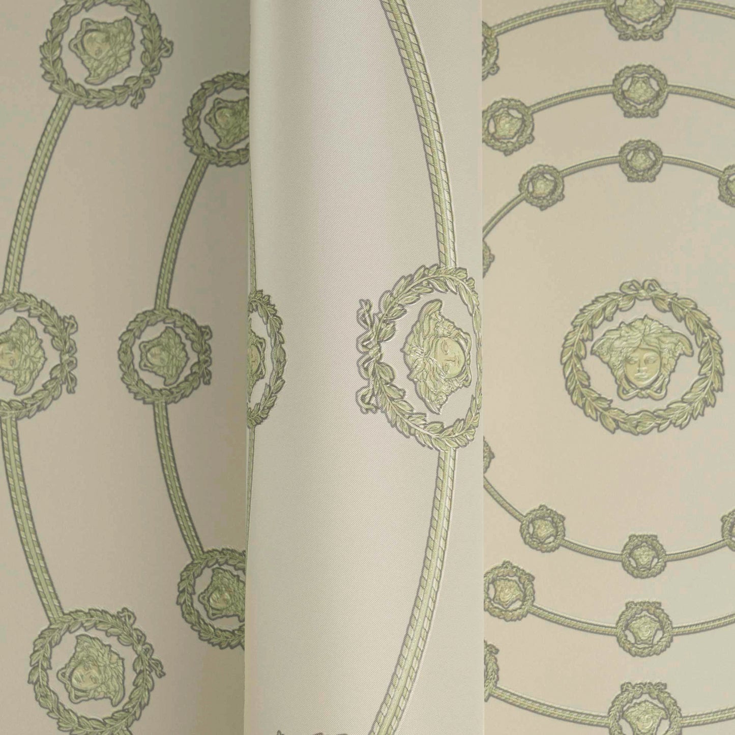 Versace I Love Baroque Grau Grün - 10,05 m x 0,70 m