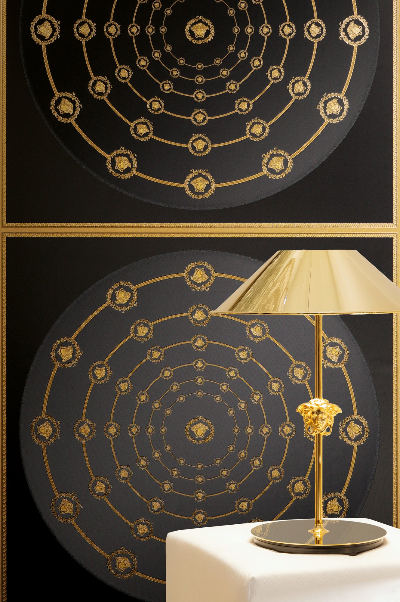 Versace I Love Baroque Barock Tapete Grau - 10,05 m x 0,70 m
