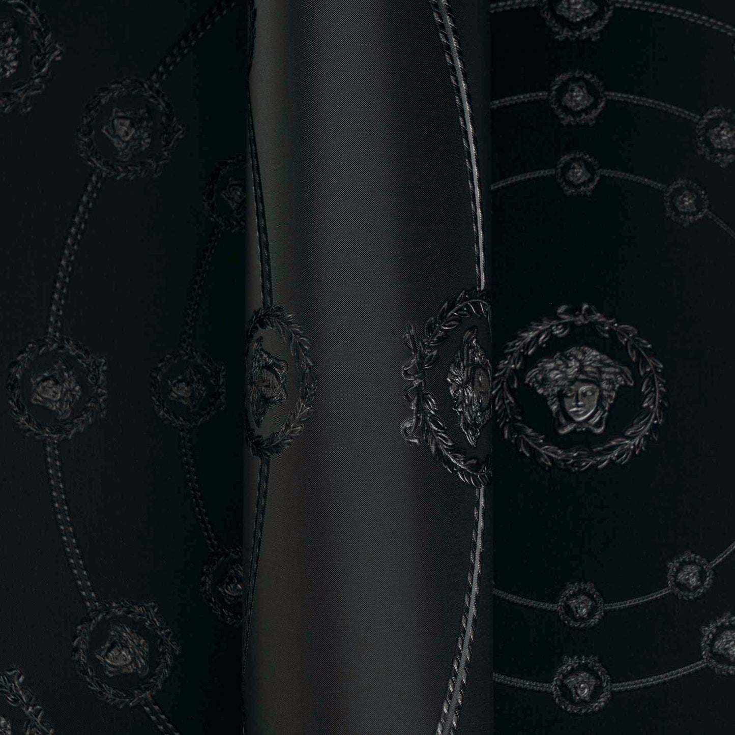 Versace I Love Baroque Schwarz Grau - 10,05 m x 0,70 m