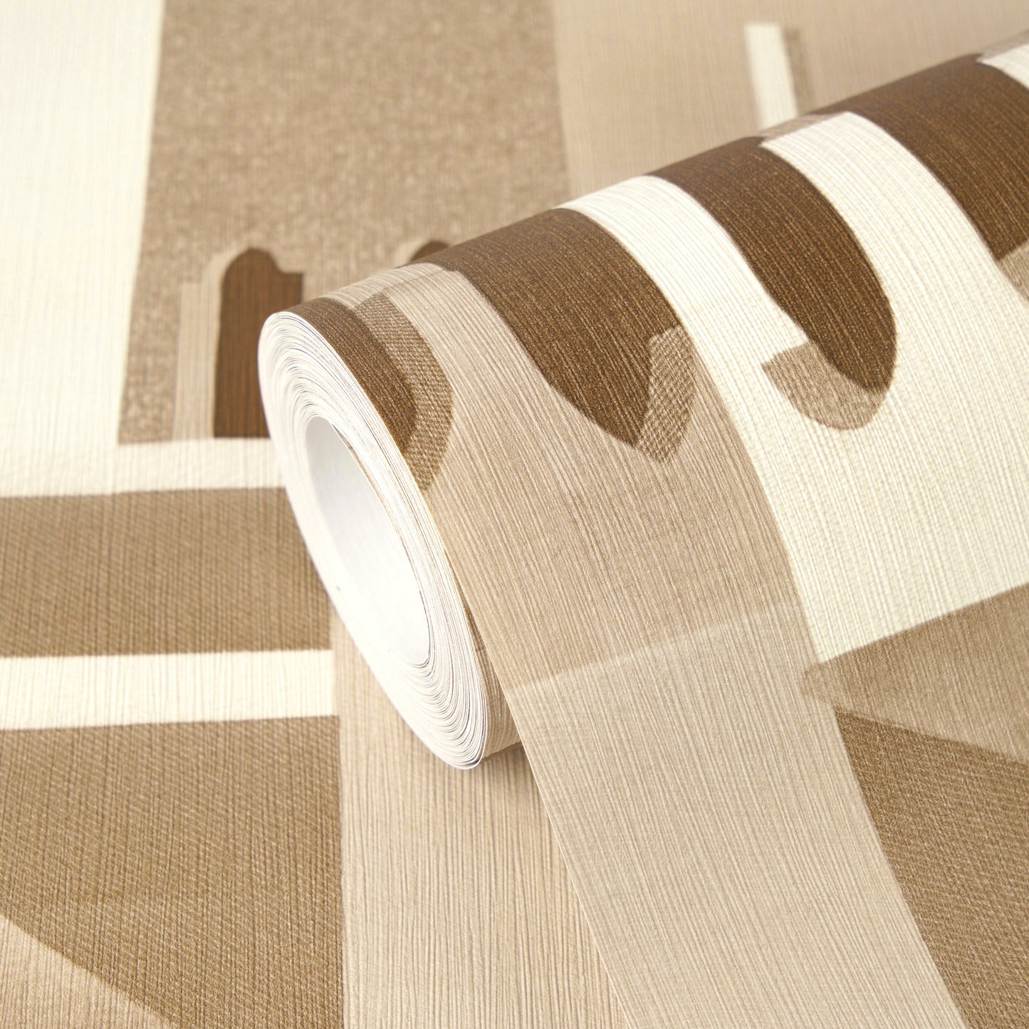 Mustertapete Mediterrane Architektur Beige - 10,05 m x 0,53 m