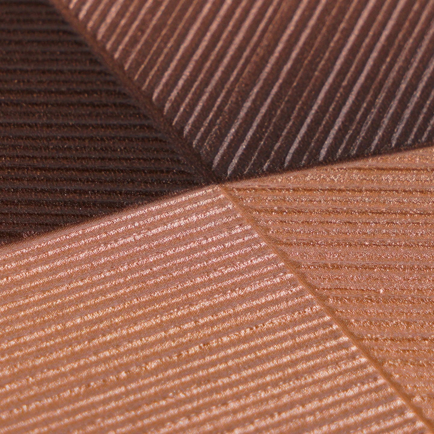 Mustertapete 3D-Geometrie Kupferbraun - 10,05 m x 0,53 m