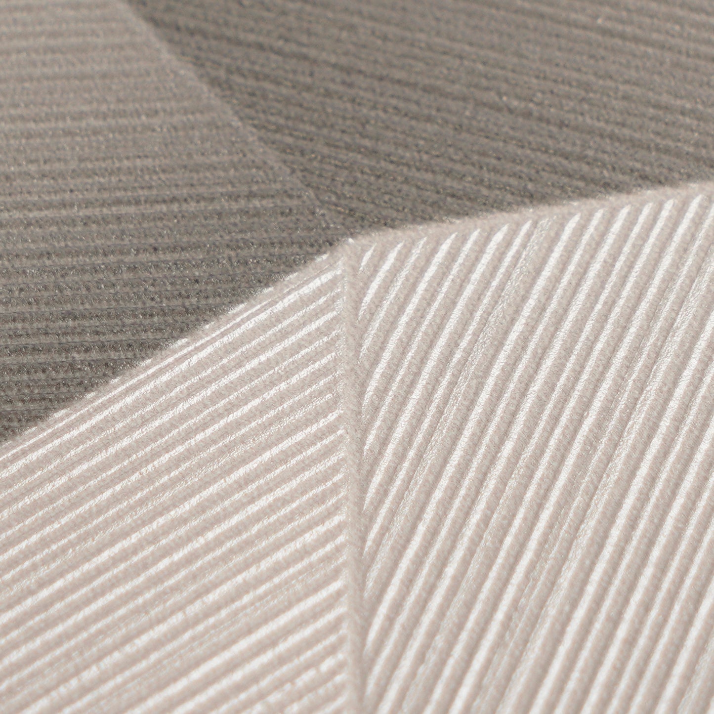 Livingwalls Vibes & Styles Damian - Refined Dimensions Geometrische Tapete Grau Metallic - 10,05 m x 0,53 m