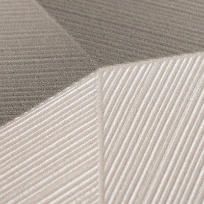 Livingwalls Vibes & Styles Damian - Refined Dimensions Geometrische Tapete Grau Metallic - 10,05 m x 0,53 m