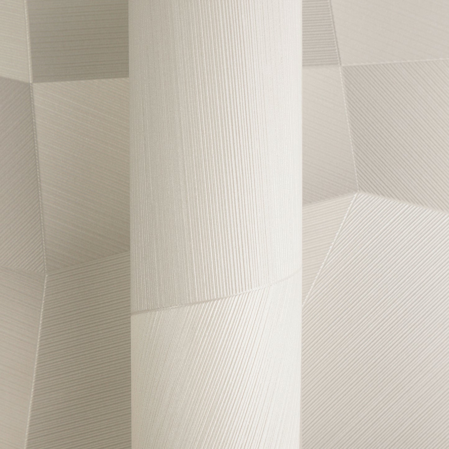 Livingwalls Vibes & Styles Damian - Refined Dimensions Geometrische Tapete Weiß - 10,05 m x 0,53 m