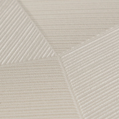 Livingwalls Vibes & Styles Damian - Refined Dimensions Geometrische Tapete Weiß - 10,05 m x 0,53 m