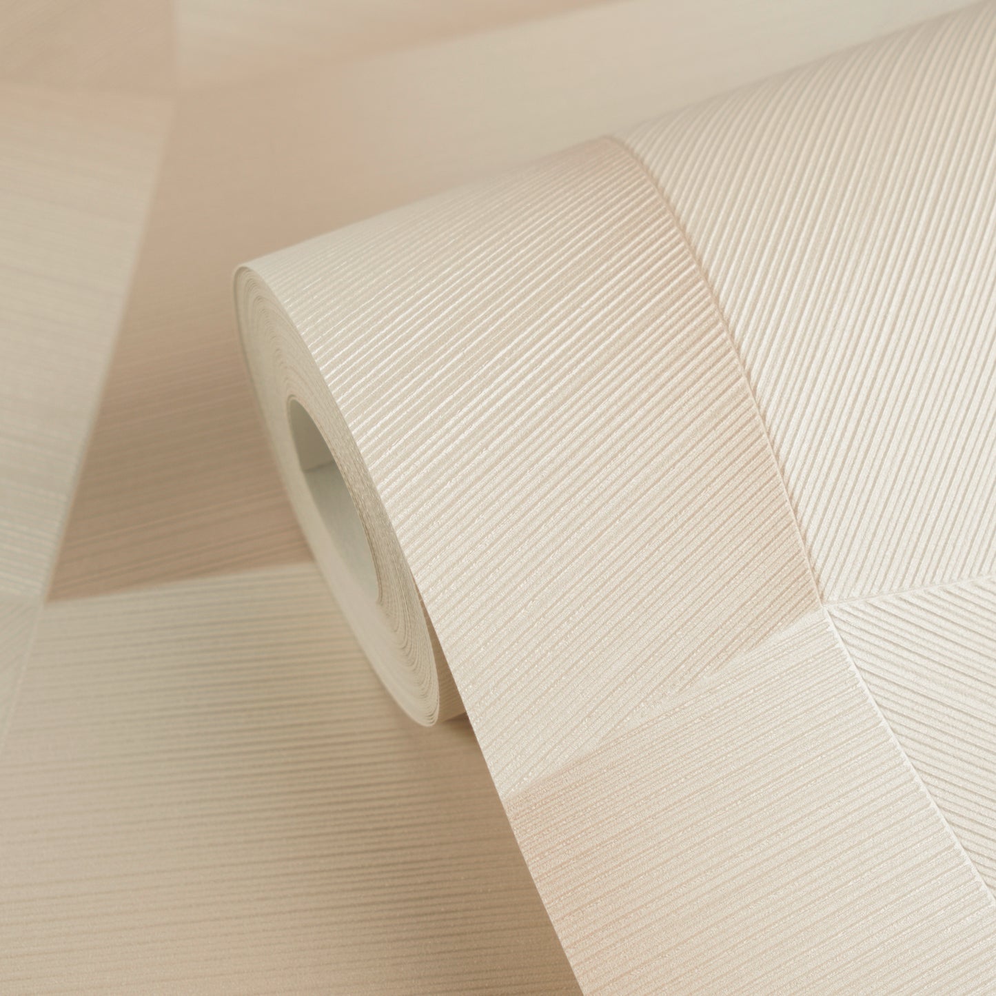 Livingwalls Vibes & Styles Damian - Refined Dimensions Geometrische Tapete Beige - 10,05 m x 0,53 m