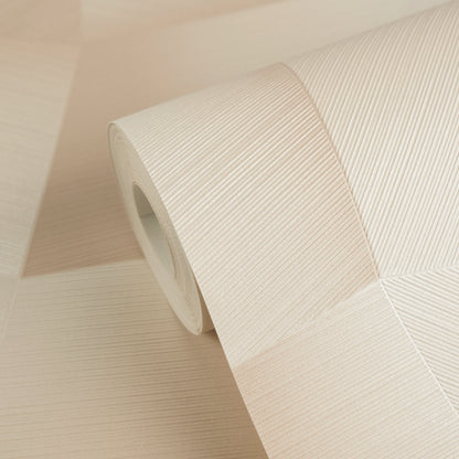 Livingwalls Vibes & Styles Damian - Refined Dimensions Geometrische Tapete Beige - 10,05 m x 0,53 m