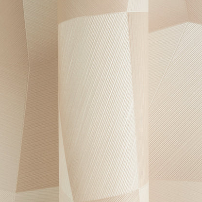 Mustertapete 3D-Geometrie Champagner - 10,05 m x 0,53 m
