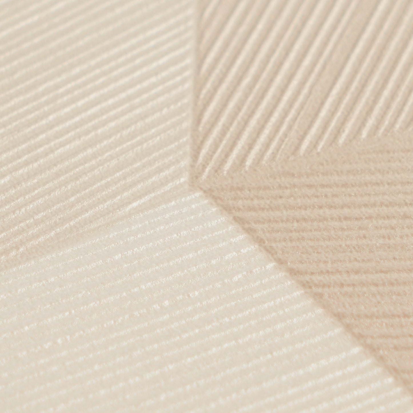 Mustertapete 3D-Geometrie Champagner - 10,05 m x 0,53 m