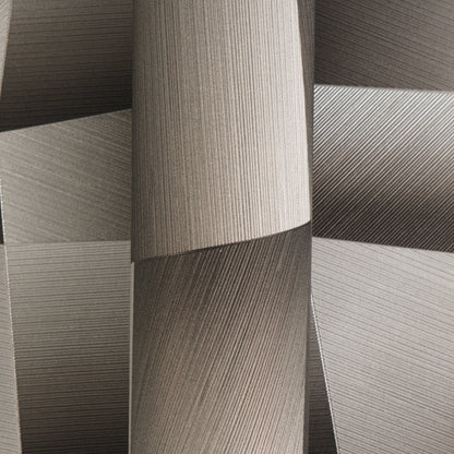 Mustertapete 3D-Geometrie Anthrazit-Bronze - 10,05 m x 0,53 m