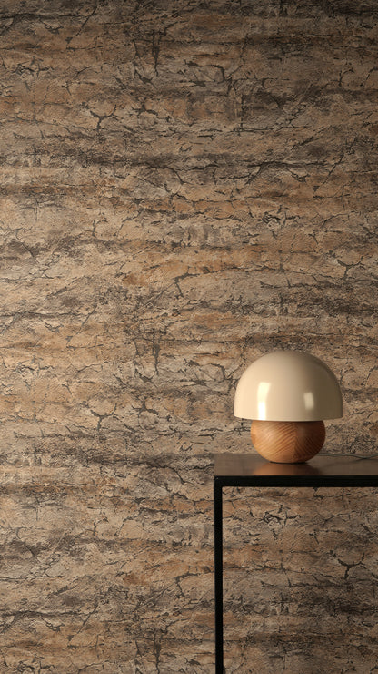Livingwalls Vibes & Styles Tamika - Raw Heritage Landhaus Beige - 10,05 m x 0,53 m