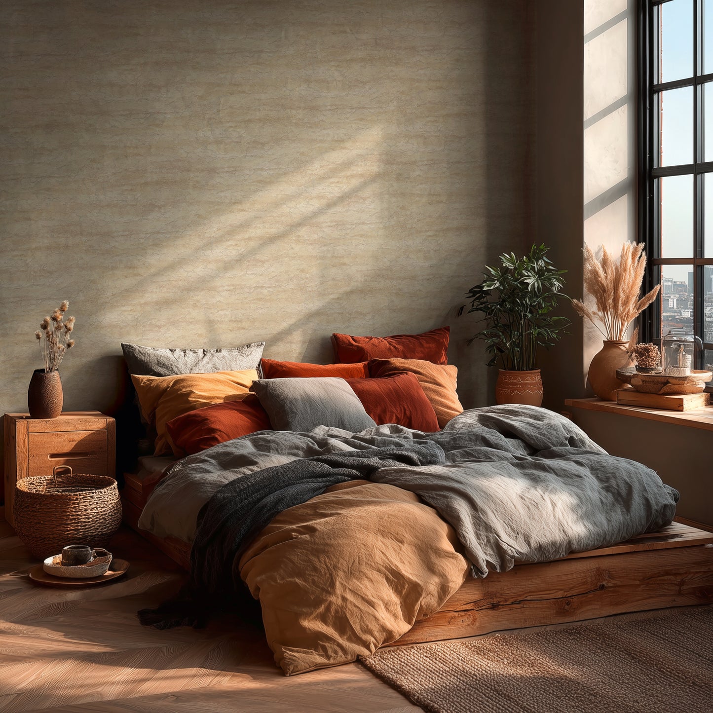 Livingwalls Vibes & Styles Tamika - Raw Heritage Landhaus Creme - 10,05 m x 0,53 m