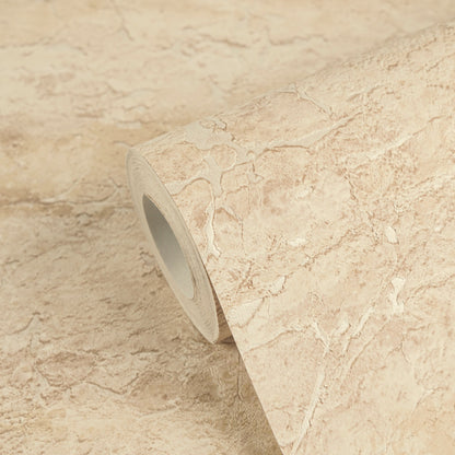 Mustertapete Antik-Putz Beige - 10,05 m x 0,53 m