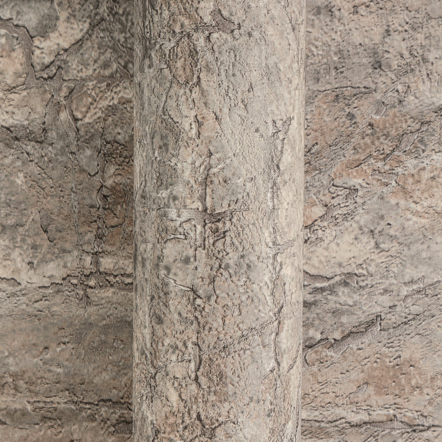 Livingwalls Vibes & Styles Tamika - Raw Heritage Landhaus Grau Braun - 10,05 m x 0,53 m