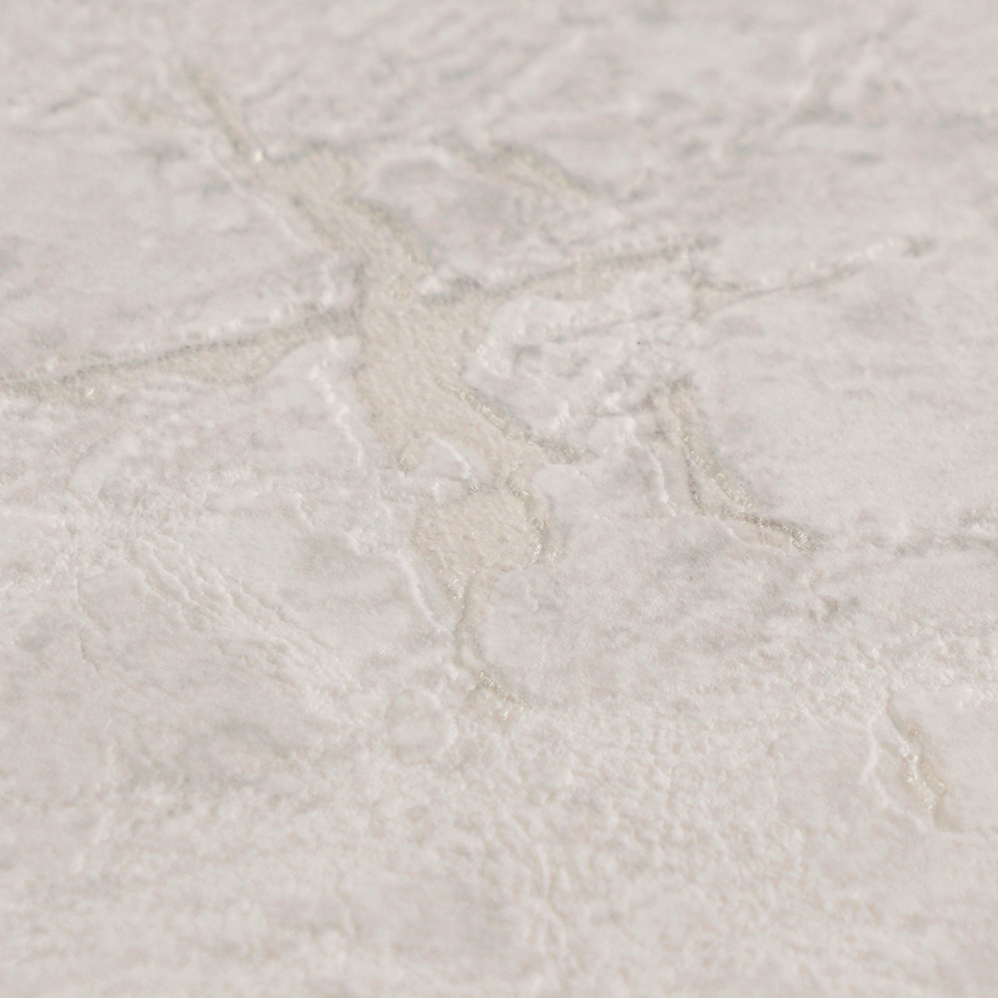 Mustertapete Antik-Putz Hellgrau-Beige - 10,05 m x 0,53 m