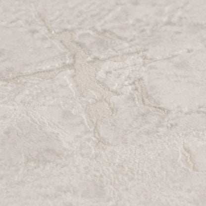 Mustertapete Antik-Putz Hellgrau-Beige - 10,05 m x 0,53 m